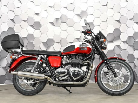 2013 Triumph Bonneville T100, белый, 499000 рублей, вид 3