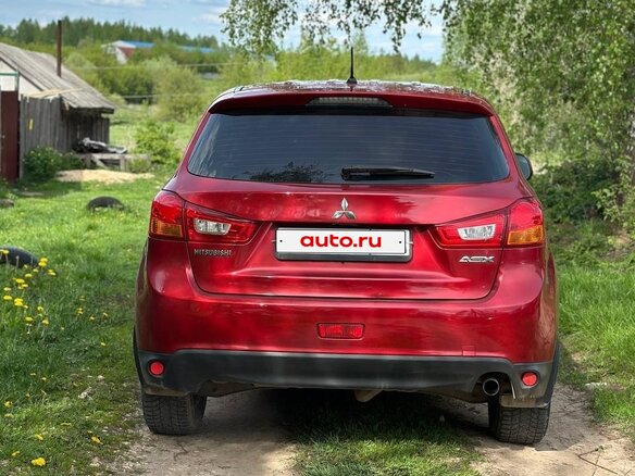2014 Mitsubishi ASX I Рестайлинг, красный, 760000 рублей - вид 2