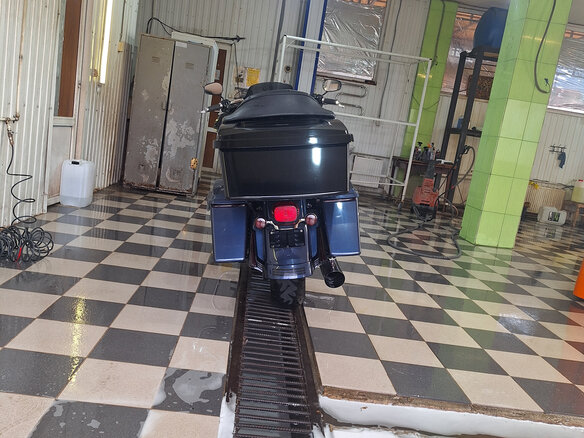 2009 Harley-Davidson Road Glide, синий, 1000000 рублей - вид 4