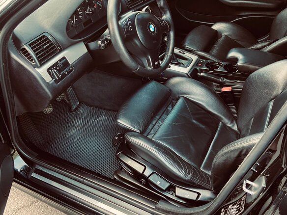 2004 BMW 3 серии 320i IV (E46) Рестайлинг, чёрный, 1000000 рублей - вид 11