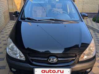 2008 Hyundai Getz I Рестайлинг, чёрный, 750000 рублей, вид 3