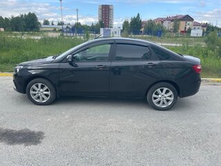 2019 Lada (ВАЗ) Vesta I, чёрный, 1050000 рублей, вид 4