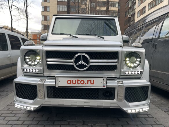 2002 Mercedes-Benz G-Класс 500 II (W463), серебристый - вид 2
