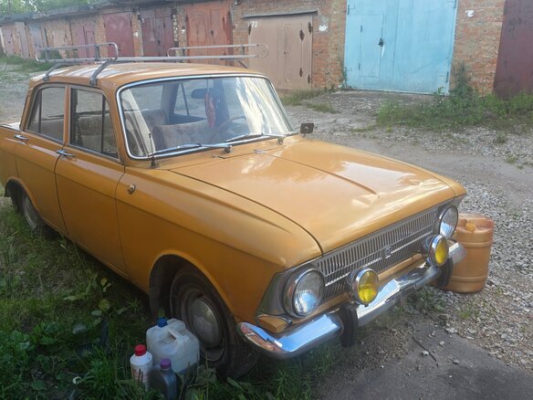 1976 Москвич 412 ИЭ, жёлтый, 100000 рублей - вид 11