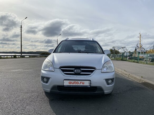 2007 Kia Carens II (UN), серебристый - вид 3