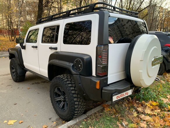 2005 Hummer H3, белый - вид 5