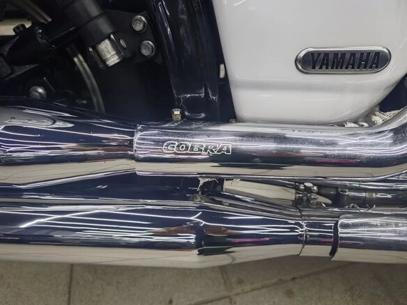 2004 Yamaha XVS1100, белый, 550000 рублей - вид 4