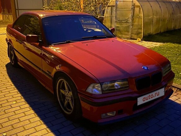 1997 BMW 3 серии 320i III (E36), красный - вид 4