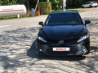 2018 Toyota Camry VIII (XV70), чёрный, 2975000 рублей, вид 3