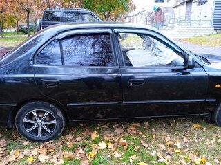 2006 Hyundai Accent ТагАЗ II, чёрный, 395000 рублей, вид 3