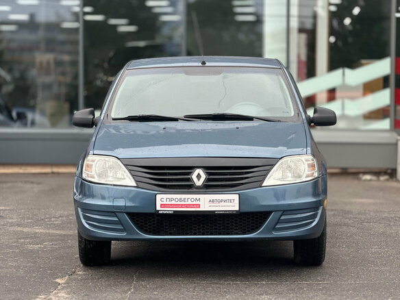 2014 Renault Logan I Рестайлинг, голубой, 429000 рублей - вид 2