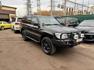 2007 Toyota Land Cruiser 100 Series Рестайлинг 2, чёрный, 3750000 рублей, вид 1