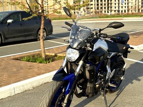 2016 Yamaha MT-07 (FZ-07), серый, 790000 рублей, вид 2