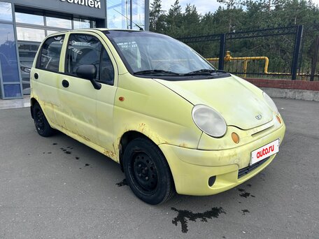 2006 Daewoo Matiz I Рестайлинг, жёлтый, 100000 рублей, вид 4