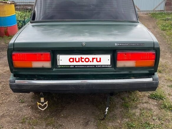 1998 Lada (ВАЗ) 2107, зелёный, 100000 рублей - вид 2