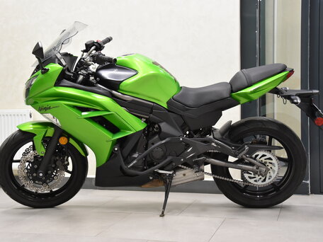 2012 Kawasaki ER-6F (Ninja 650R), зелёный, 495000 рублей, вид 1