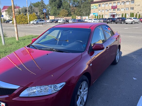 2006 Mazda 6 I (GG) Рестайлинг, красный, 550000 рублей