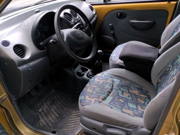 2003 Daewoo Matiz I Рестайлинг, золотистый, 185000 рублей - вид 4