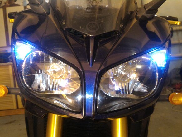 2007 Yamaha FZ1, синий, 750000 рублей - вид 2