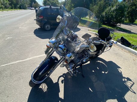 2008 Honda Shadow 750, серебристый, 500000 рублей, вид 4