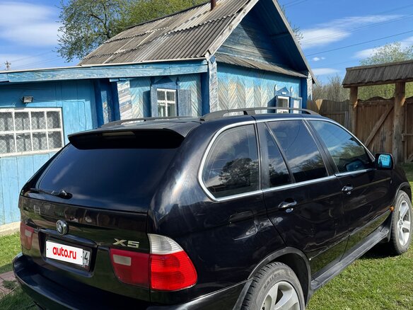 2005 BMW X5 4.4i I (E53) Рестайлинг, чёрный, 1000000 рублей - вид 4