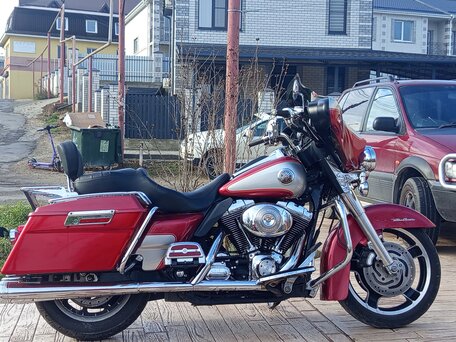 2004 Harley-Davidson Electra Glide, пурпурный, 650000 рублей, вид 5