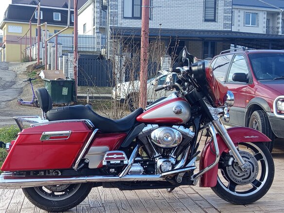 2004 Harley-Davidson Electra Glide, пурпурный, 680000 рублей - вид 4