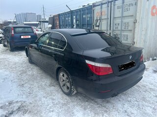 2008 BMW 5 серии 525i V (E60/E61) Рестайлинг, чёрный, 1125000 рублей, вид 4
