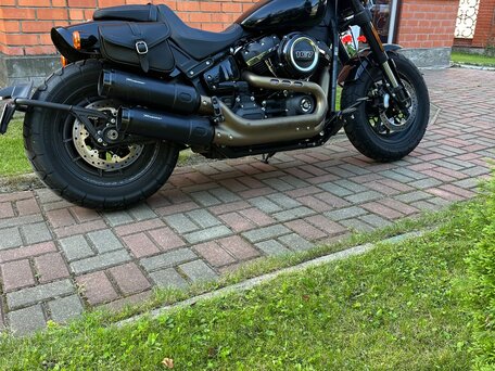 2017 Harley-Davidson Fat Bob, чёрный, 1600000 рублей, вид 4