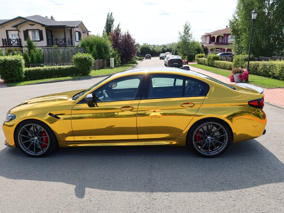 2021 BMW M5 CS VI (F90) Рестайлинг, золотистый - вид 12