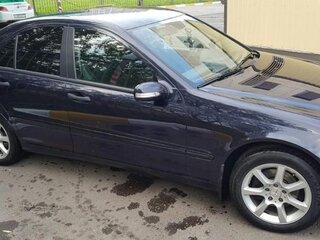 2006 Mercedes-Benz C-Класс 180 II (W203) Рестайлинг, синий, 1600000 рублей, вид 2