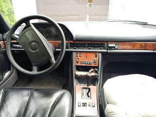 1989 Mercedes-Benz S-Класс 420 II (W126) Рестайлинг, чёрный, 1550000 рублей, вид 4