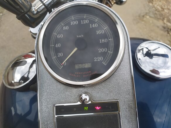 2001 Harley-Davidson Softail Standard, синий, 766000 рублей - вид 7