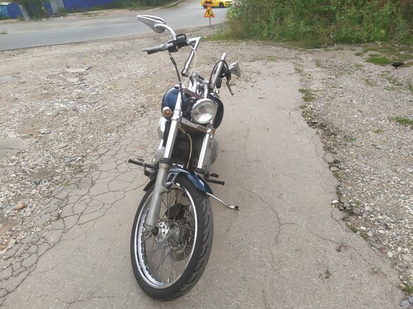 2001 Harley-Davidson Softail Standard, синий, 766000 рублей - вид 5