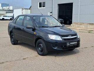 2013 Lada (ВАЗ) Granta I, чёрный, 285000 рублей, вид 3