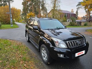 2007 Toyota Land Cruiser Prado 5-speed 120 Series Рестайлинг, чёрный, 2500000 рублей, вид 3