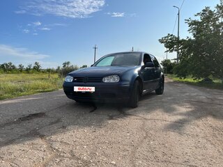 2001 Volkswagen Golf IV, синий, 385000 рублей, вид 2