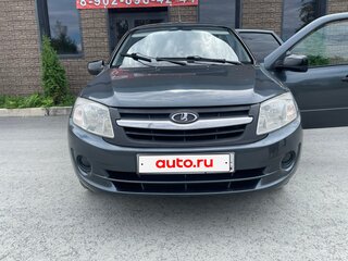 2014 Lada (ВАЗ) Granta I, серебристый, 370000 рублей, вид 3