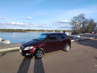 2010 Skoda Fabia II Рестайлинг, пурпурный, 620000 рублей, вид 4