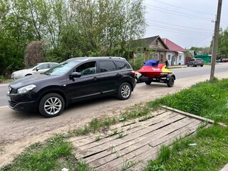 2010 Nissan Qashqai+2 I Рестайлинг, фиолетовый, 1150000 рублей, вид 4
