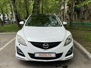 2011 Mazda 6 II (GH) Рестайлинг, белый, 1100000 рублей, вид 2