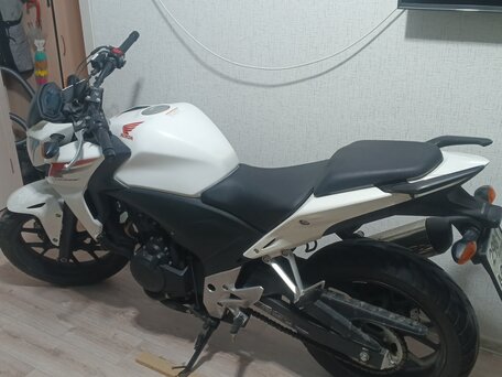 2013 Honda CB 400F, белый, 475000 рублей, вид 1