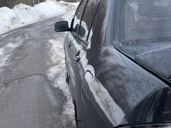 2004 Mitsubishi Lancer IX, чёрный, 250000 рублей - вид 3