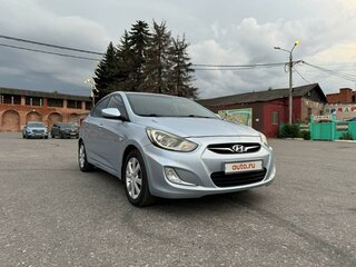 2012 Hyundai Solaris I, голубой, 1100000 рублей, вид 1