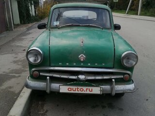 1960 Москвич 407, зелёный, 100000 рублей, вид 1