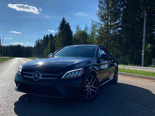 2019 Mercedes-Benz C-Класс 300 IV (W205) Рестайлинг, чёрный, 3500000 рублей, вид 3