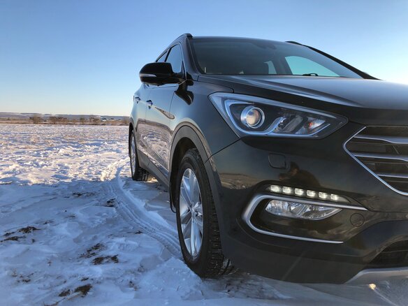 2017 Hyundai Santa Fe III Рестайлинг, чёрный - вид 7