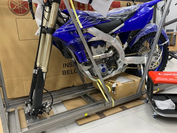 2022 Yamaha YZ250F, синий
