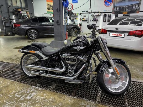 2021 Harley-Davidson Fat Boy, чёрный, 2100000 рублей, вид 2