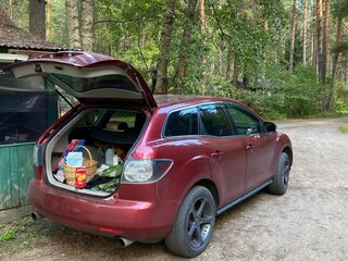 2008 Mazda CX-7 I, пурпурный, 555000 рублей, вид 5